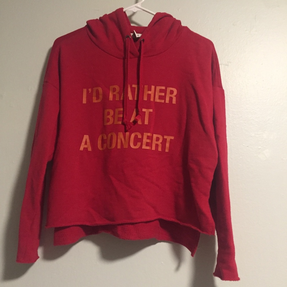 Forever 21 I’d Rather Be At a Concert Hoodie